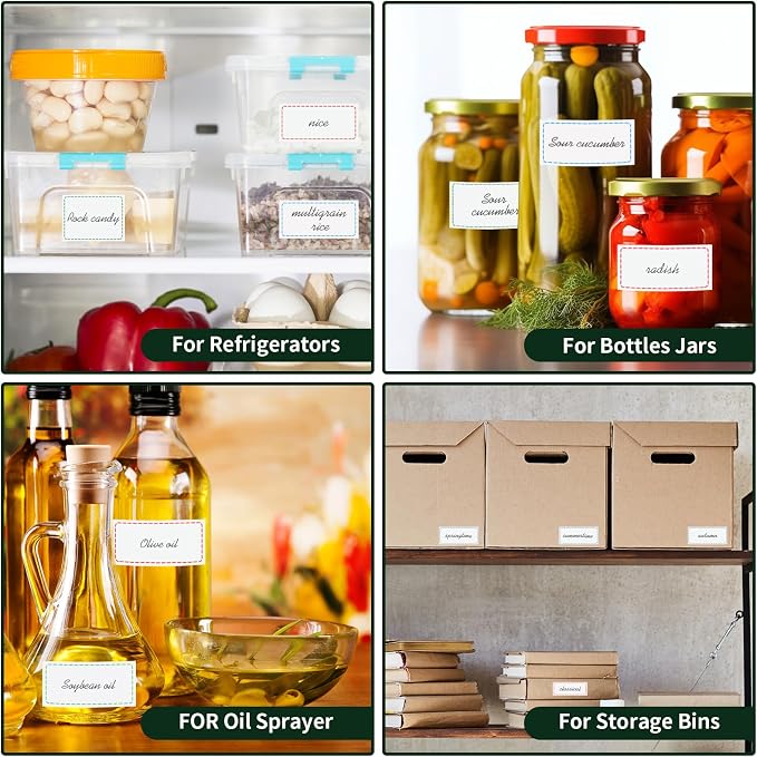 500 Removable Freezer Labels, 2 x 3 in, Waterproof Oil-Resistant Stickers | 500 - Image 6
