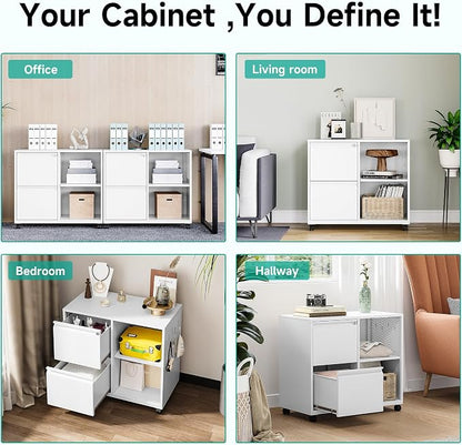 SISESOL 2 Drawer File Cabinet - Image 7