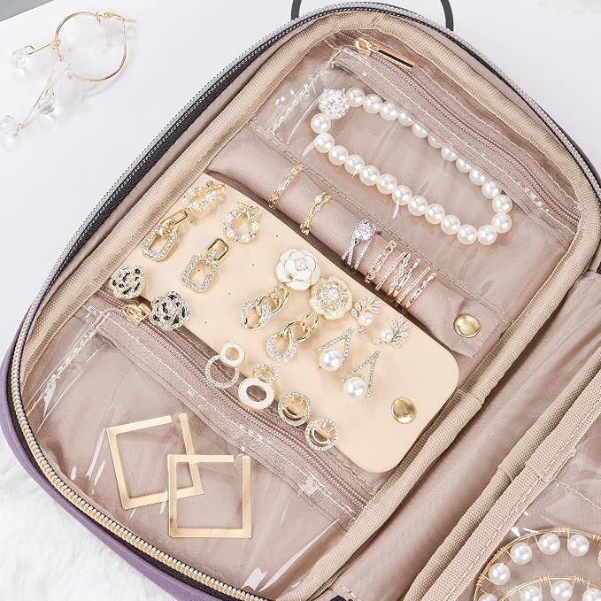NISHEL Travel Jewelry Case, Holiday Organizer - Image 5