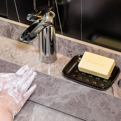 Soap Dish, Ceramic Soap Holder Shower Soap Dish - Image 7