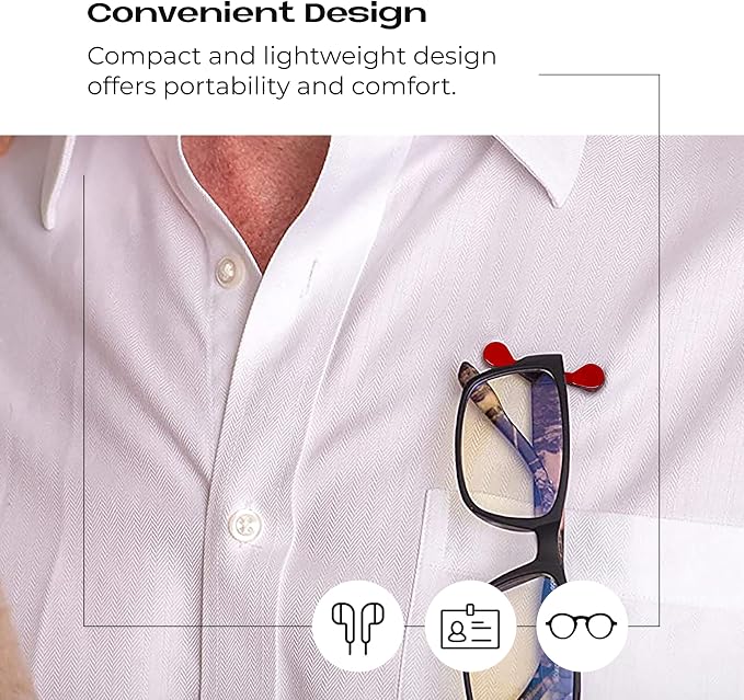 Readerest Magnetic Glasses Holder, Magnet Clip - Image 4