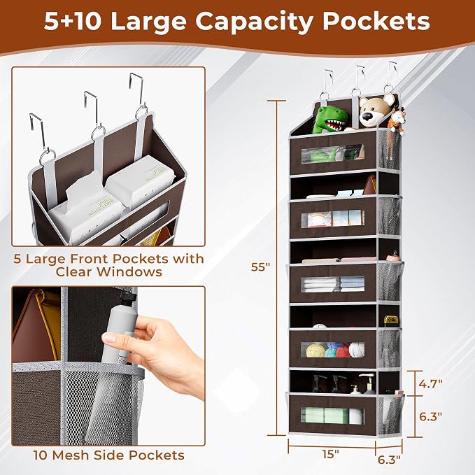 5 Tier Over The Door Organizer - Image 2