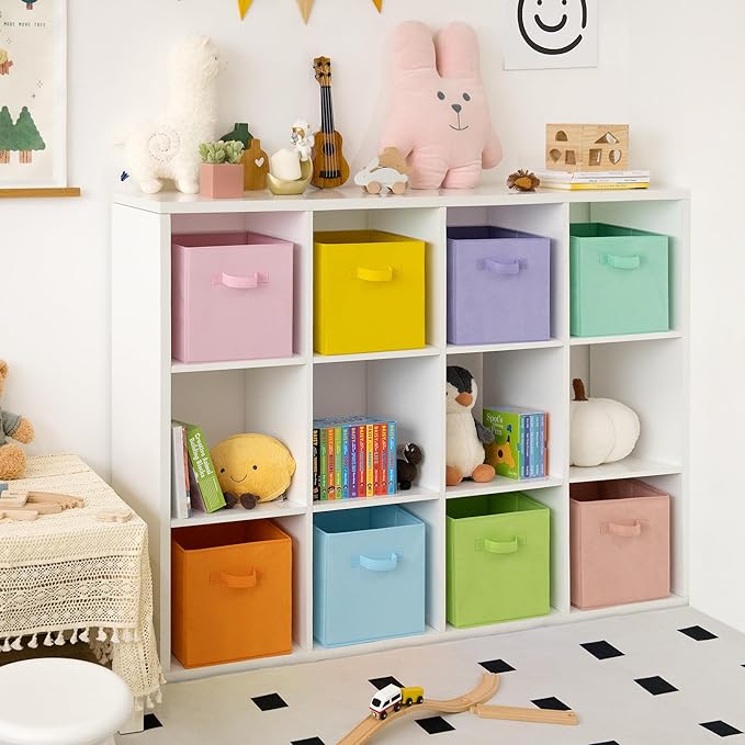 GRANNY SAYS 11 Inch Cube Storage Bins, Colorful Cube Storage Organizer - Image 4