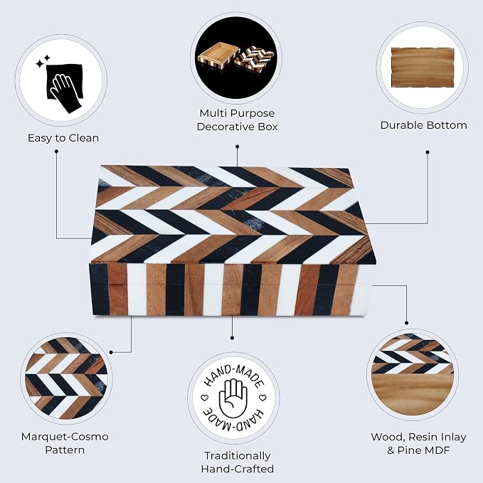 Handicrafts Home Small Decorative Storage Box - Image 3