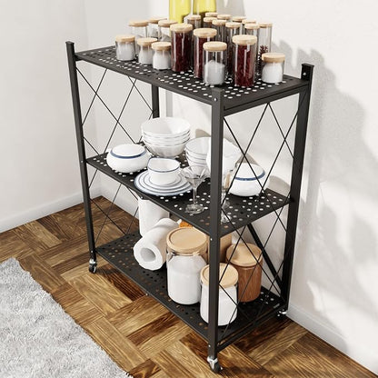3 Tier Foldable Storage Shelf - Image 2