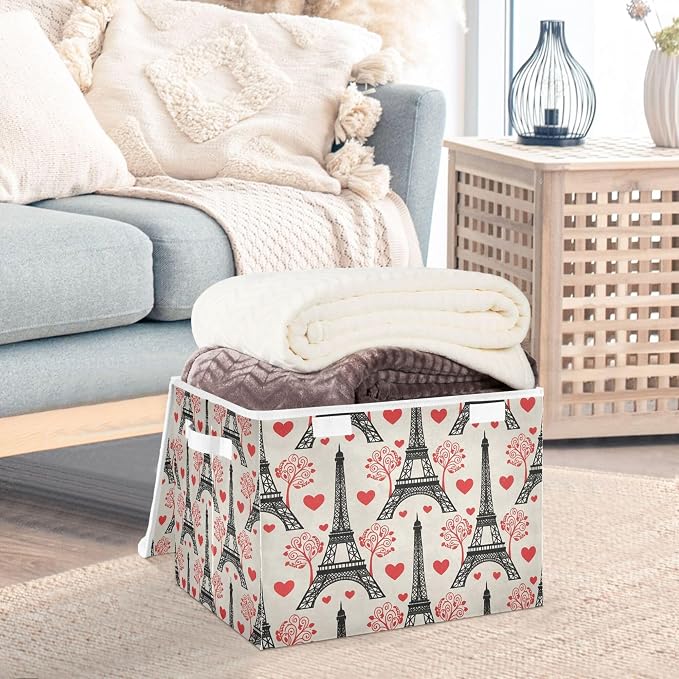Eiffel Tower Foldable Lidded Storage Box - Image 5