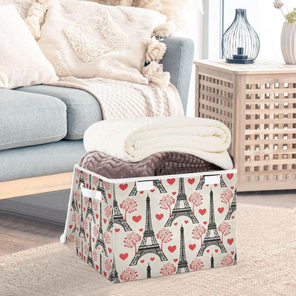 Eiffel Tower Foldable Lidded Storage Box - Image 5