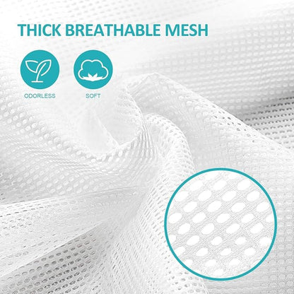 2 Pack Mesh Laundry Bags, 23 x 34 Inches Heavy Duty Mesh Laundry Bag, Large - Image 3