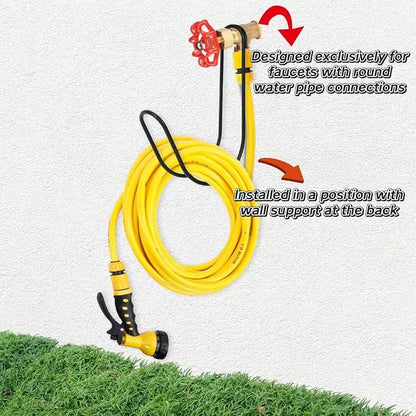 Garden Hose Holder Water Hose Hanger Wall Mounted, 304Stainless Steel Solid - Image 3