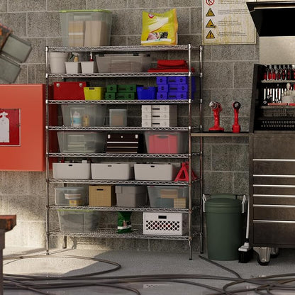 18" Deep x 54" Wide x 74" Height Wire Shelving Kit | 8-Tier | NSF Commercial - Image 2