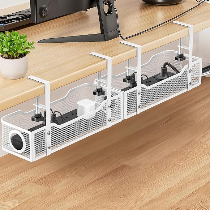Under Desk Cable Management Tray by GZOKMOG