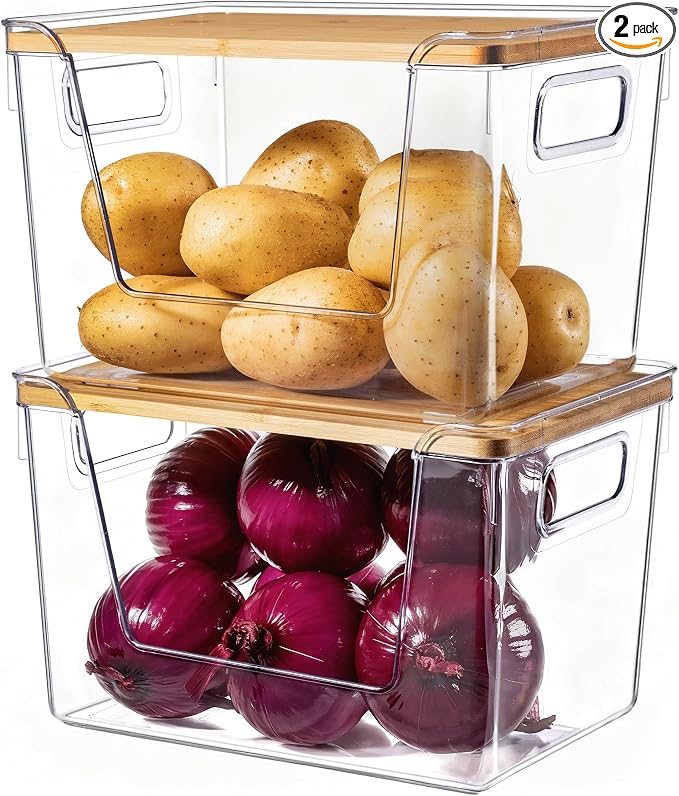 Criusia 2 Set Pantry Organizers and Storage by Criusia