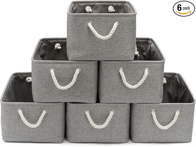 15.7x11.8x8.26 Inch Fabric Large Storage Bins by VQRTEXAStorageBasket