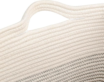 Storage Baskets for Clothes Fabric Cotton Rope Storage Basket - Image 9