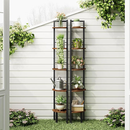 Tajsoon Corner Shelf Stand 5 Tier 60.5" - Image 7
