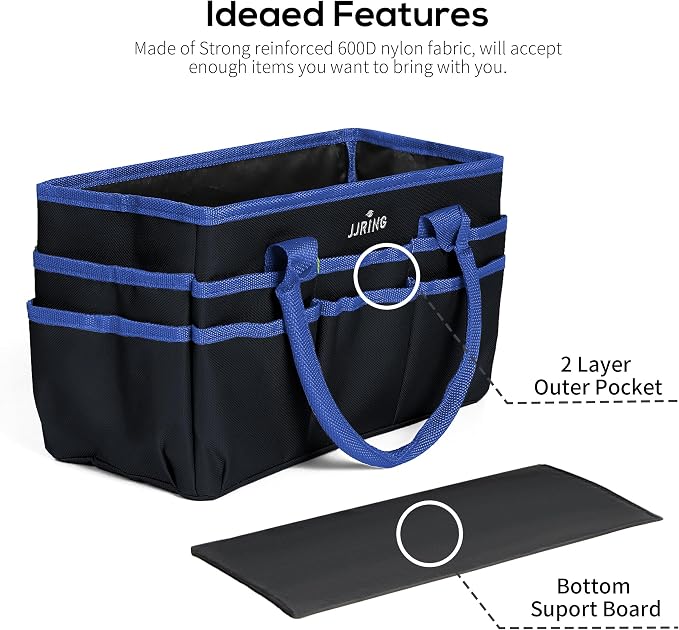 Jjring Fundamental Organizer 600D Nylon Artist Tote Bag - Image 6