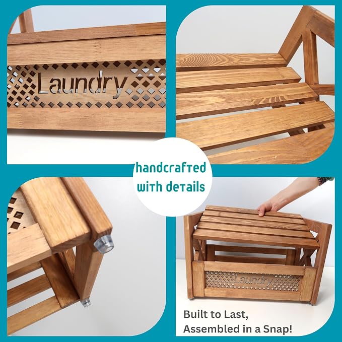 Farmhouse Wooden Laundry detergent stand - Image 3
