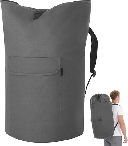 SONGMICS Laundry Bag, Laundry Backpack 31.7 Gallons, Heavy-Duty, Large by Unknown