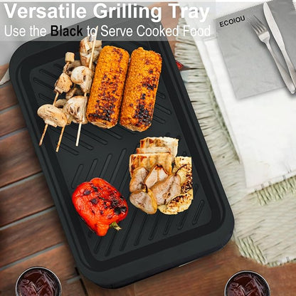 Deep Grilling and Prep Serving Tray, BBQ Trays - Image 6