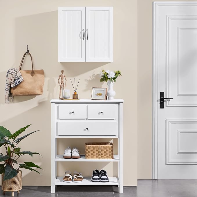 Yaheetech Wall Mounted Bathroom Storage Cabinet - Image 2