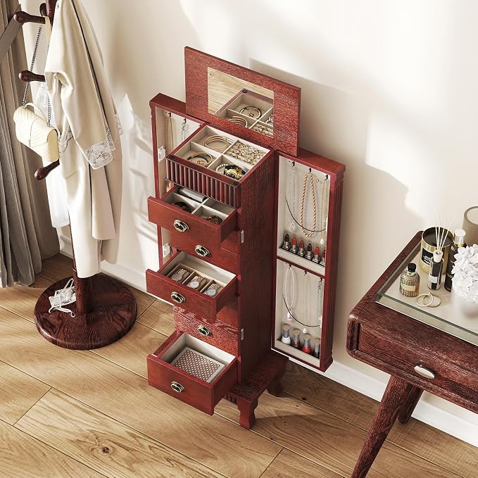 Giantex Standing Jewelry Cabinet - Image 4