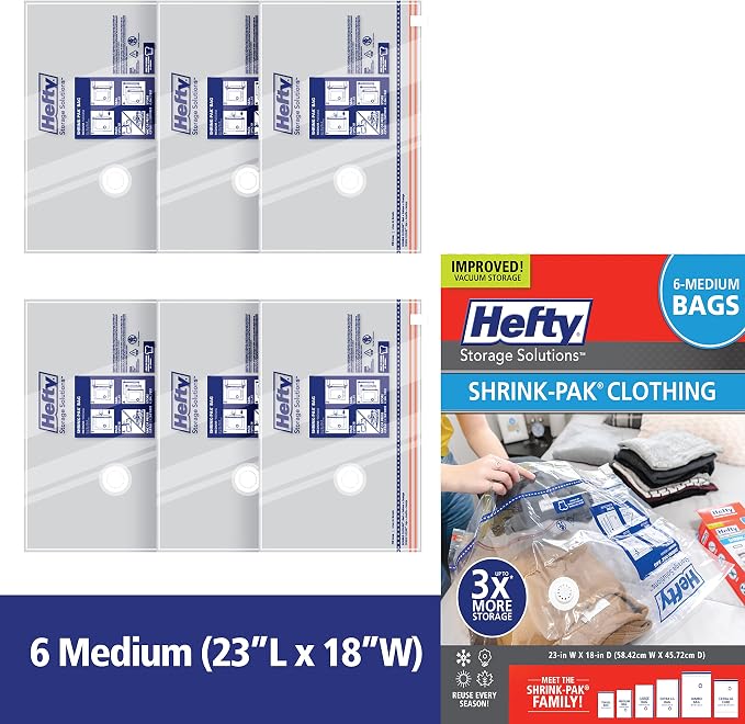 Hefty Shrink-Pak Vacuum Storage Bags - Image 6