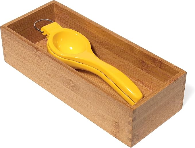 Lipper International Bamboo Utensil Holder Storage Box - Image 12