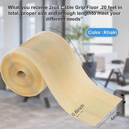 WILLBOND Carpet Cord Cover Cable Protector Floor Cover Cable Protector - Image 2
