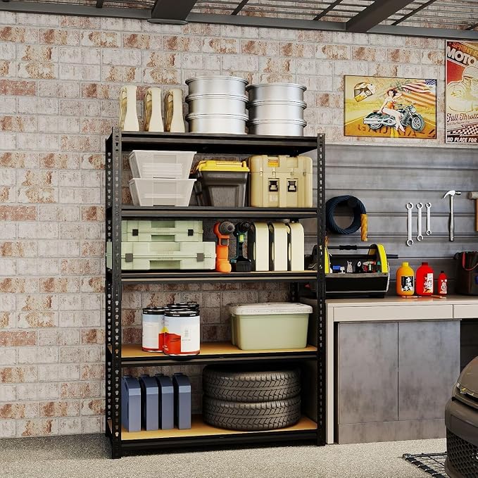 Garage Storage Shelves 72'', Ajustable Garage Shelving Units, Storage Shelves - Image 2