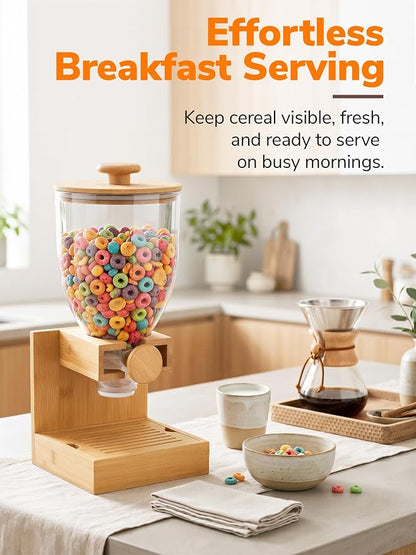 3.5L Large Capacity Cereal Dispenser Countertop, Airtight Cereal Containers - Image 2