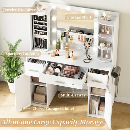 EasyCom Makeup Vanity Desk - Image 3