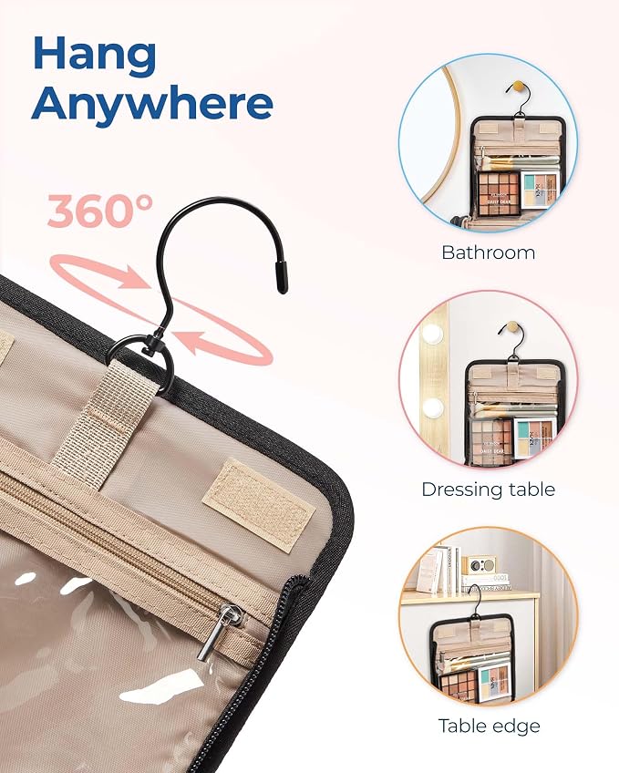 BAGSMART Makeup Bag for Women - Image 6