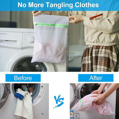 GOGOODA 6 PCS Mesh Laundry Bags, Delicates Washing Bags | 3 Medium 3 Large - Image 6