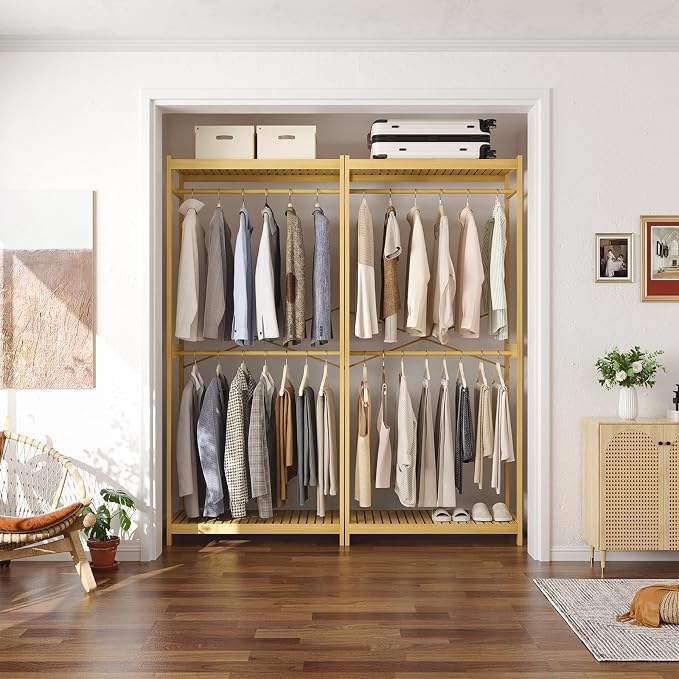 Homykic Bamboo Clothes Rack - Image 2
