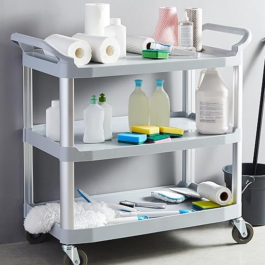 Amazon Basics 3 Shelves Utility Cart - Image 7
