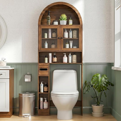 Arched Over The Toilet Storage Cabinet - Image 4