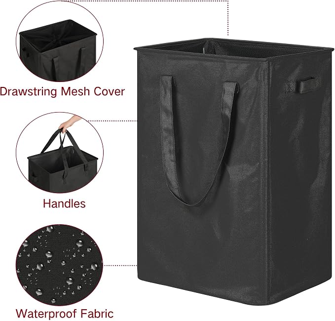 efluky Slim Laundry Basket, Narrow Laundry Hamper - Image 3
