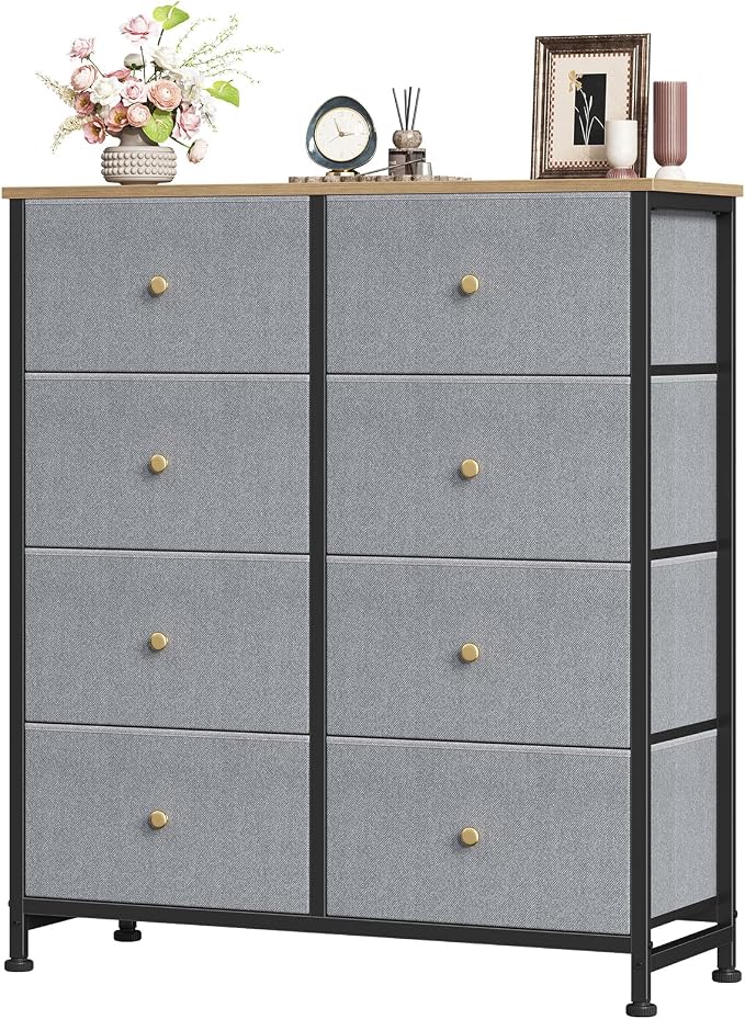 Sweetcrispy 8 Drawer Dresser for Bedroom, Organizer Storage Drawers, Chest of by Sweetcrispy