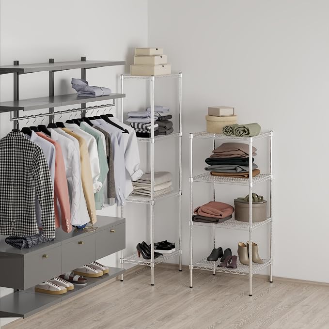 21" Deep x 24" Wide x 54" Height Wire Shelving Kit | 4-Tier | NSF Commercial - Image 7