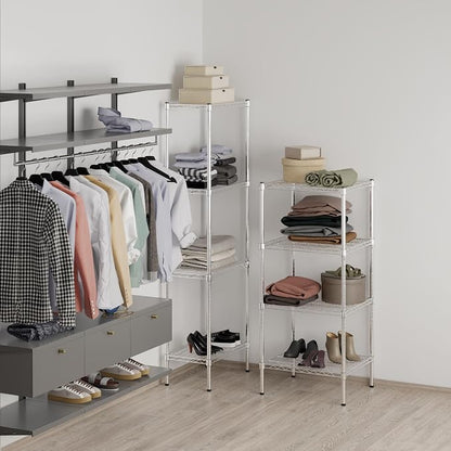 21" Deep x 24" Wide x 54" Height Wire Shelving Kit | 4-Tier | NSF Commercial - Image 7