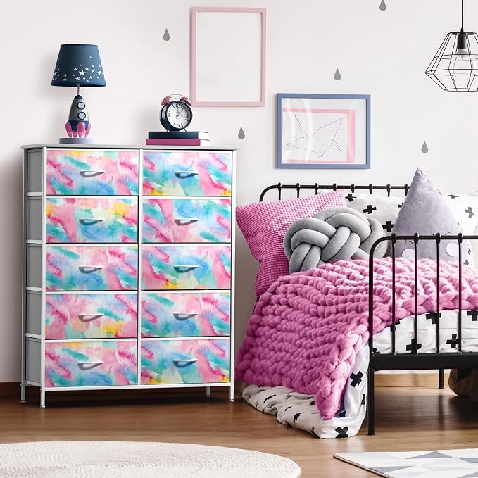 Sorbus Kids Dresser with 10 Drawers - Image 2