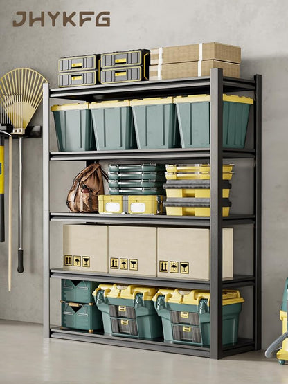 JHYKHG 48" W Storage Shelves, 5-Tier Heavy Duty Garage Shelving, Adjustable - Image 2