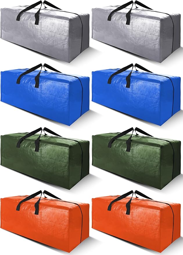 Cosy Family 8 Pack Heavy Duty Extra Large Moving Bags by Cosy+Family