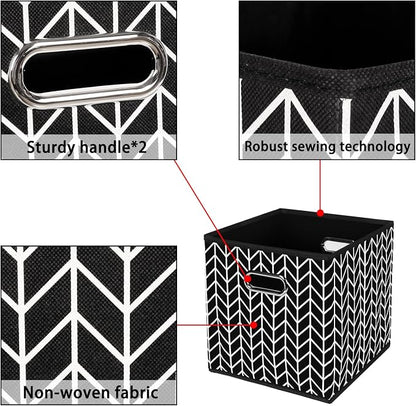 Fabric storage bins Cubes, Fabric Cube Organizer - Image 7