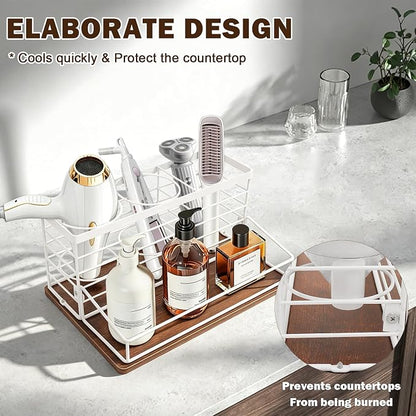 Hair Tool Organizer, Movable Hair Dryer Holder, Hair Styling Tools Storage - Image 3