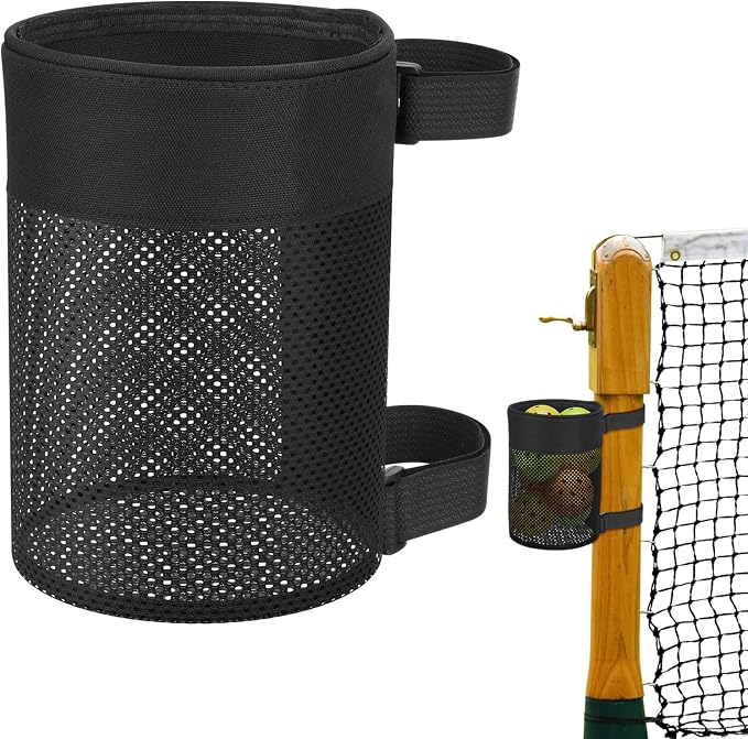 Cosmos Pickleball Ball Holder Adjustable Hanging Bag by Unknown