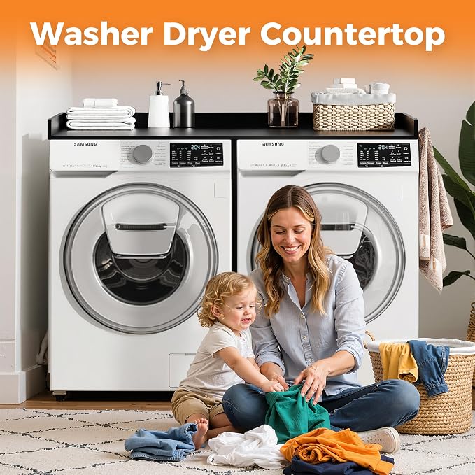 Washer Dryer Countertop, Wood Countertop - Image 2