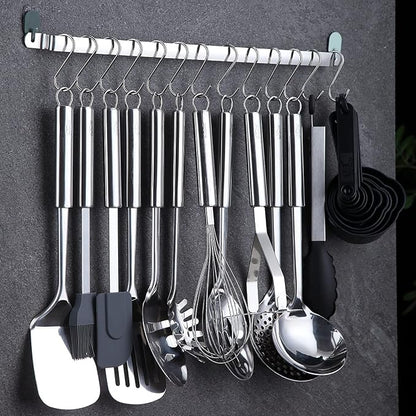 Berglander Kitchen Utensils Set 38 Pieces, Stainless Steel Cooking Utensils Set - Image 3