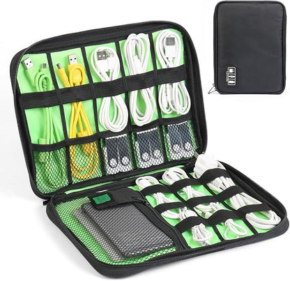 Luxtude Electronics Organizer Travel Case, Cable Organizer Bag, Portable Cord by Luxtude