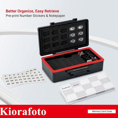 Kiorafoto 58 Slots TF Micro SD MSD Memory Card Case Holder Water-Resistant - Image 7